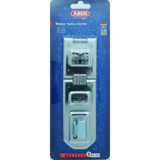 L&b Hasp+staple Abus 190mm Discus Blister