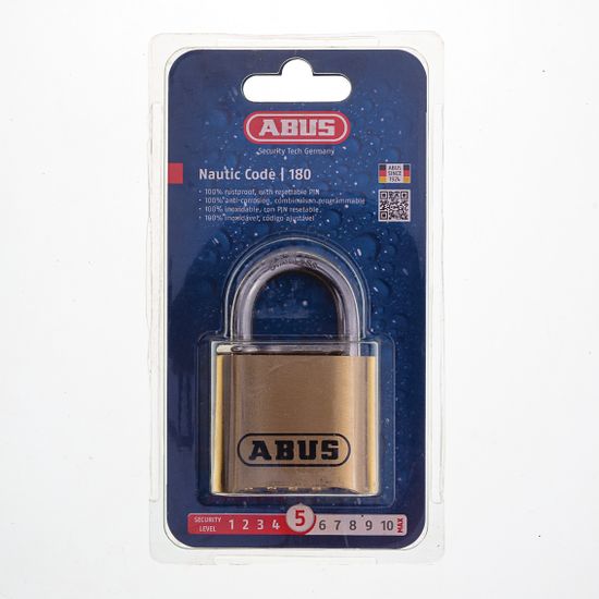 L&b Padlock Abus Combination 50mm Ss Blister