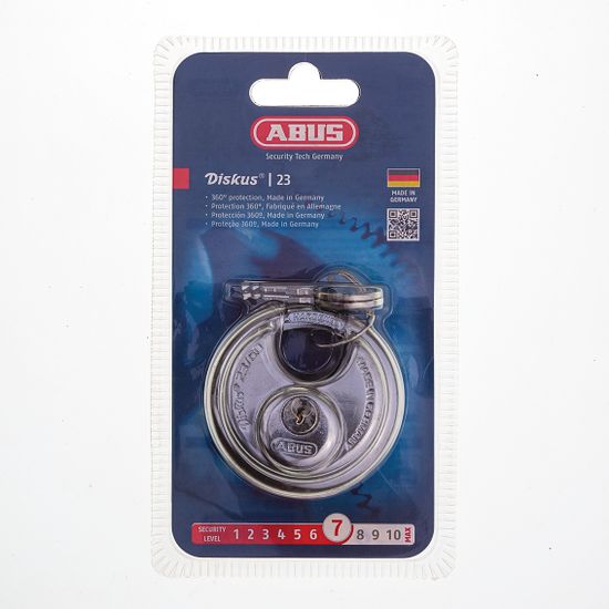 L&b Padlock Abus Diskus 60mm Single Blister