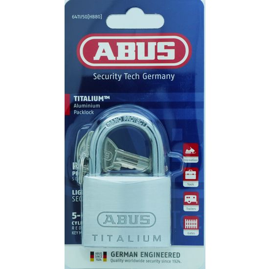 L&b Padlock Abus 50mm Titalium Nano Single