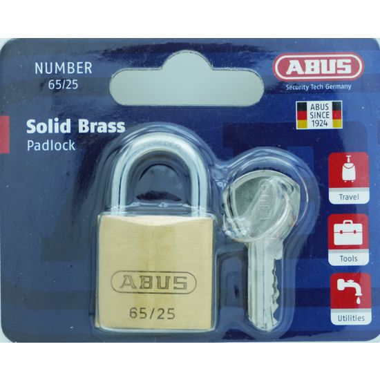 L&b Padlock Abus 25mm Single Blister