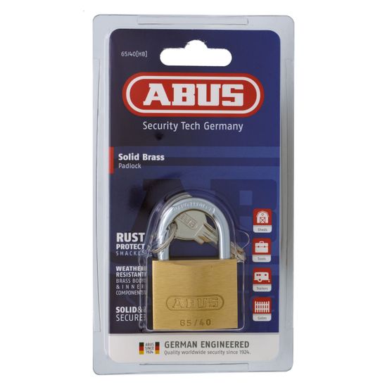 L&b Padlock Abus 40mm Single Blister