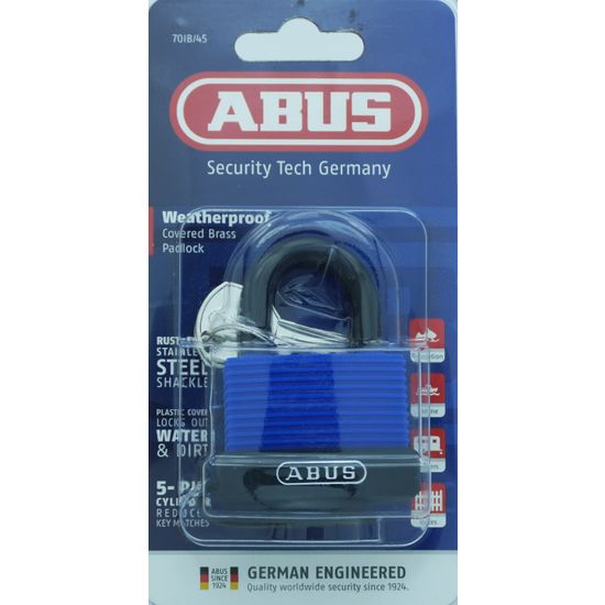 L&b Padlock Abus 45mm Ss Shackle Weather Sea