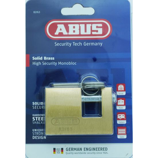 L&b Padlock Abus 63mm Insurance Single Blist