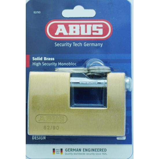 L&b Padlock Abus 90mm Insurance Single Blist