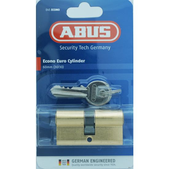 L&b Cylinder Abus E45 60mm Bp Blister