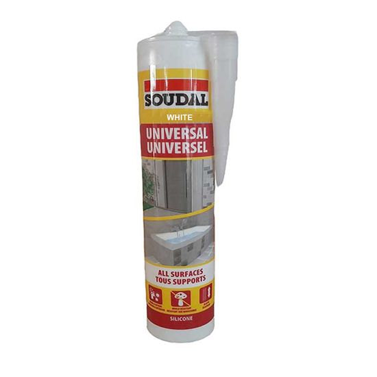 Sealant Silicone SOUDAL White 270ml Cart