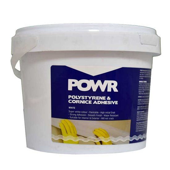 Adhesive Polystyrene Bucket 1kg POWR