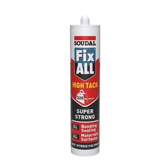 Adhesive Fix All High Tack 290ml White SOUDAL