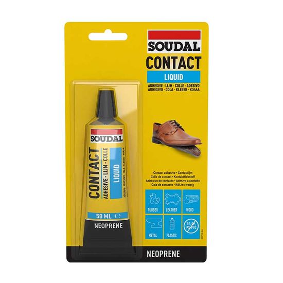Adhesive Contact Glue Blister 50ml SOUDAL