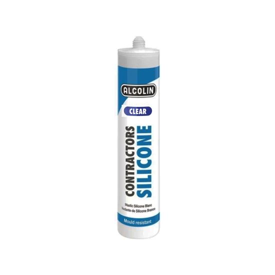 Sealant Silicone ALCOLIN Contractors Clear 260ml Cart