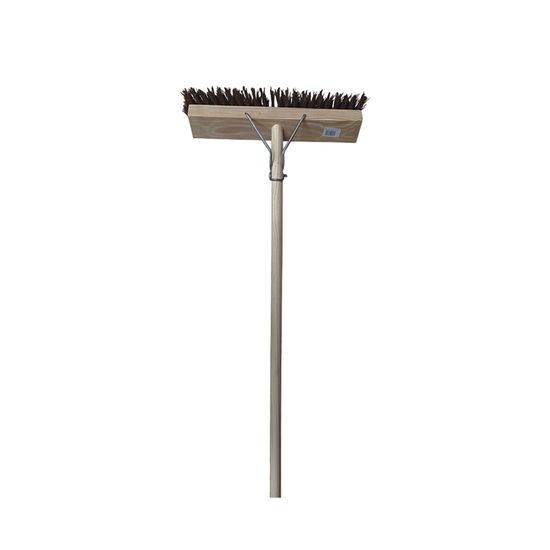 Broom Platform Stiff Brown 380mm C/w Hndl Yb380