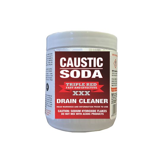 Caustic Soda Flakes 500gr Tripple Red