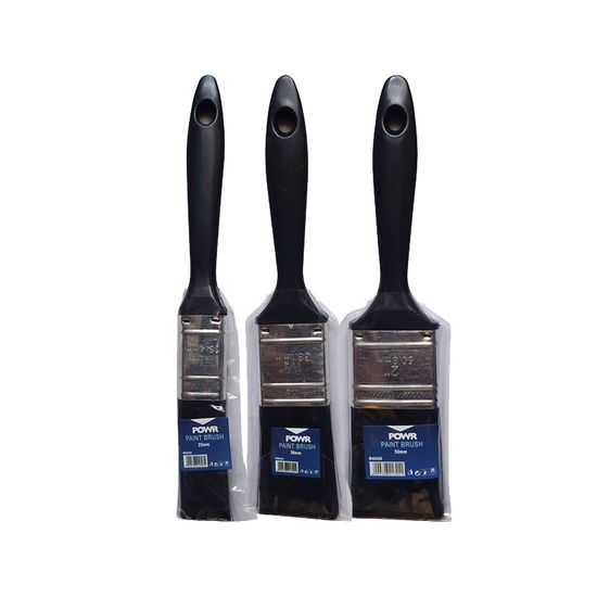 Paint Brush Synthetic Set 3 Pce 25/38/50 POWR Diy