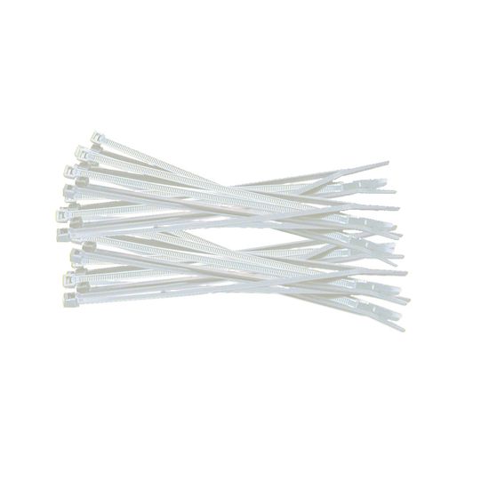 Cable Ties White 390mm*4.6mm Pack 100 T50l