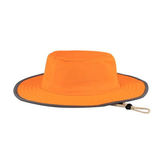 Hat Bush Hat With Lined Reflective Tape Orange H007
