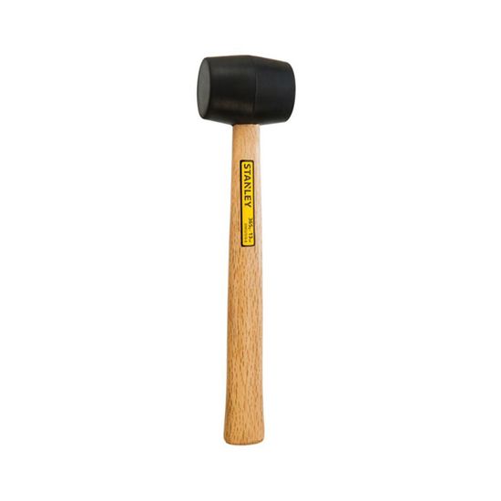 Hammer Mallet STANLEY Rubber 610gr Wood Hndl Stht57528-8