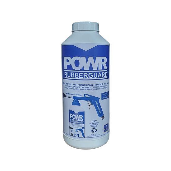 Rubberguard Rubb/coating With Chips Black 1ltr Power