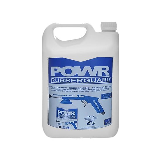 Rubberguard Rubb/coating With Chips Black 5ltr Power