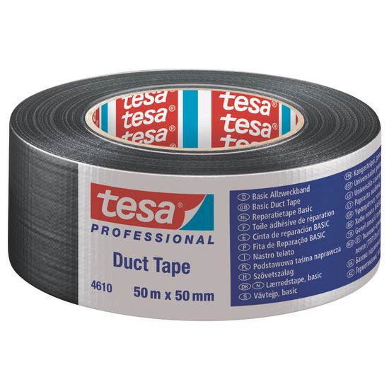 TESA Duct Tape 50mx50mm Black (ip 6)