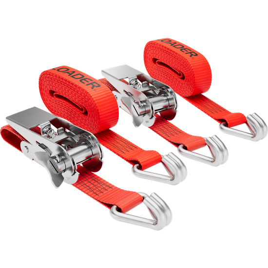 Ruwag Ratchet And Strap Professional 900 Kg 5 M X 25 Mm 2-pack