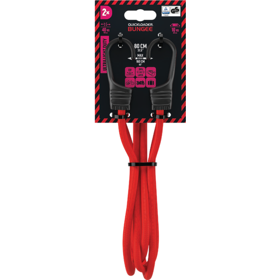 Ruwag QUICK Loader Bungee Classic 40 Kg 80 Cm X 8 Mm 2-pack