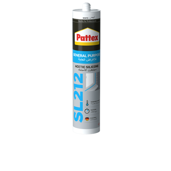 Pattex Sl212 White Genaral Purpose Silicone 280ml