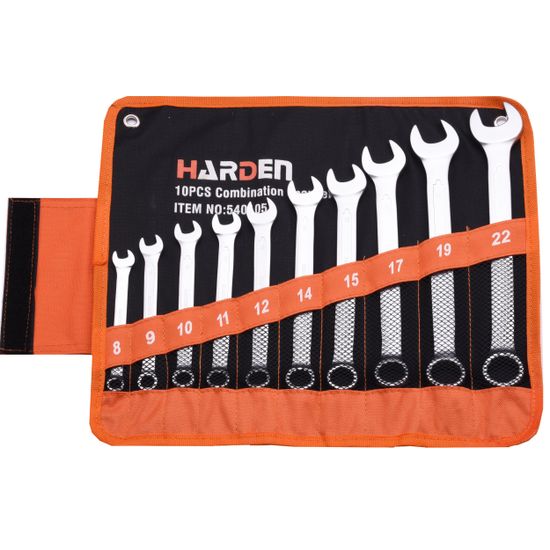 HARDEN 10pce Combination Spanner Set 8-22mm