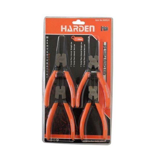 HARDEN 4pcs Circlip Plier Set