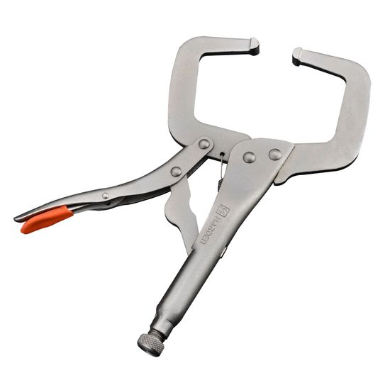 HARDEN 11 Inch (275mm) C-clamp Lock Grip Plier Swivel Clamp