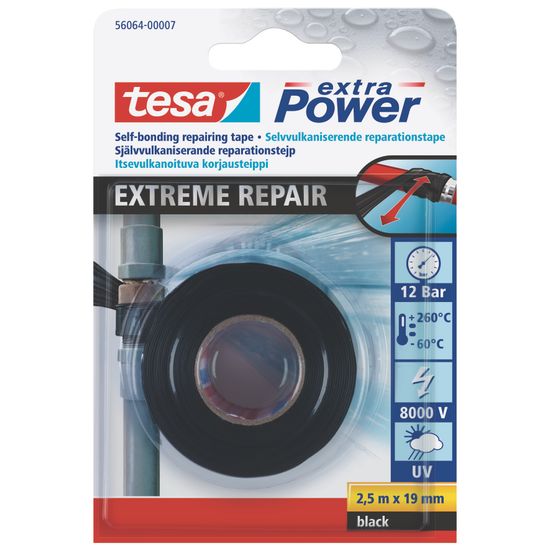 Extreme Repair 2.5mx19mm Black (ip 6)