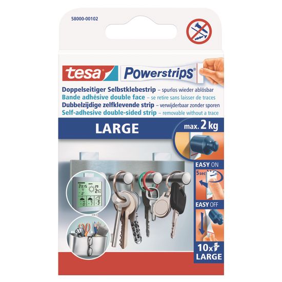 TESA Powerstrips Large 10 Strips