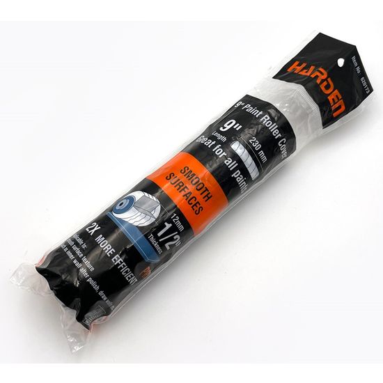 9\'\' (228mm) Paint Roller Cover Smooth Surface 12mm Fibre