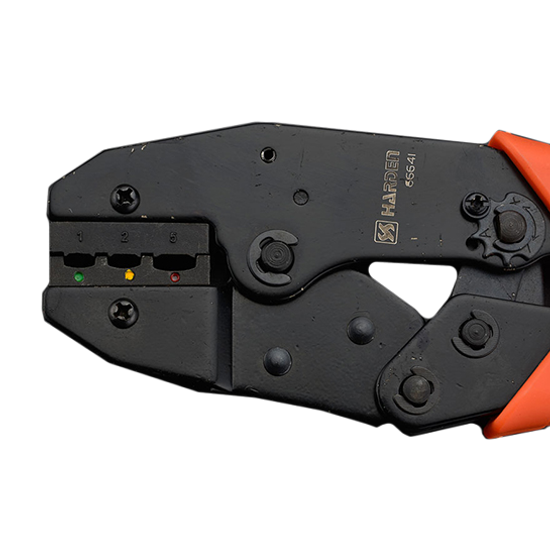 HARDEN 215mm Ratchet Crimper For Insulated Terminals