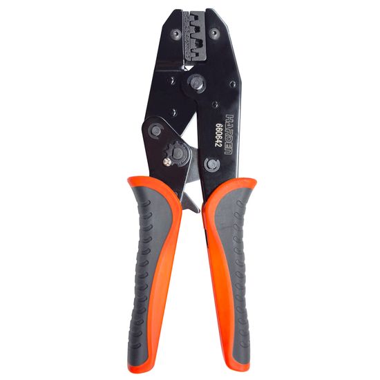 HARDEN 215mm Ratchet Crimper For Uninsulated Terminals