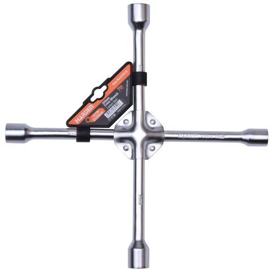 HARDEN 14 Inch Wheel Spanner Cross Type 17-19-21mm & 1/2 Inch