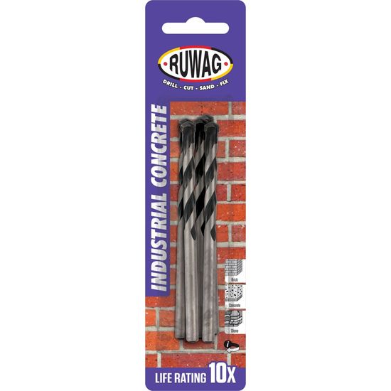 RUWAG 6mm Industrial Concrete 5 Pack