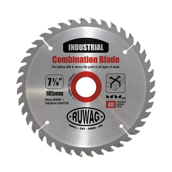 RUWAG 210mm Z40 Saw Blade Tct Profi