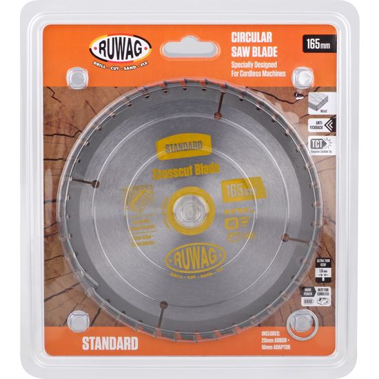 RUWAG 165mm Z40 Saw Blade Tct Cordless