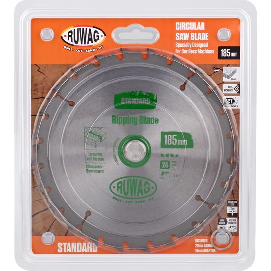 RUWAG 185mm Z24 Saw Blade Tct Cordless