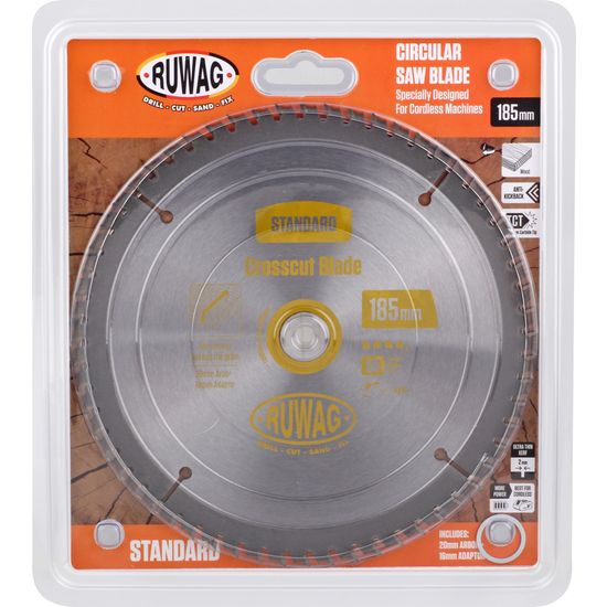 RUWAG 185mm Z60 Saw Blade Tct Cordless