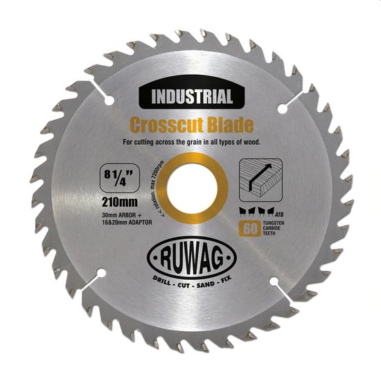 RUWAG 185mm Z60 Saw Blade Tct Profi Laminate