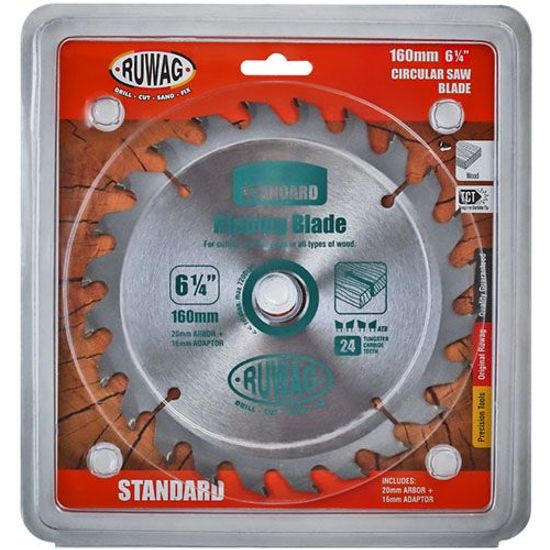 RUWAG 160mm Z24 Saw Blade Tct Standard