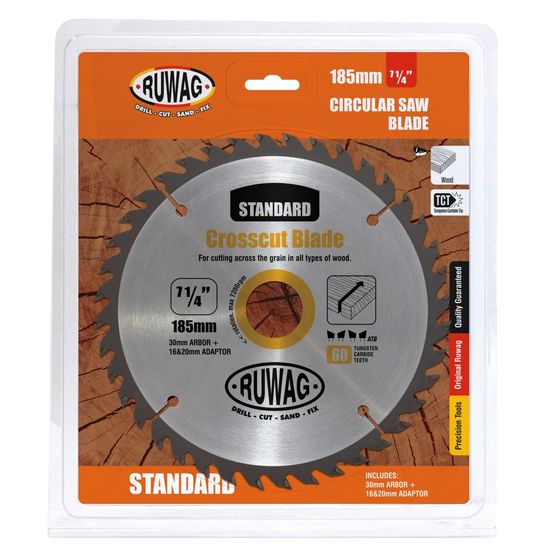 RUWAG 185mm Z60 Saw Blade Tct Standard