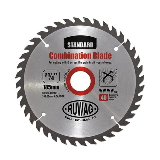 RUWAG 210mm Z40 Saw Blade Tct Standard