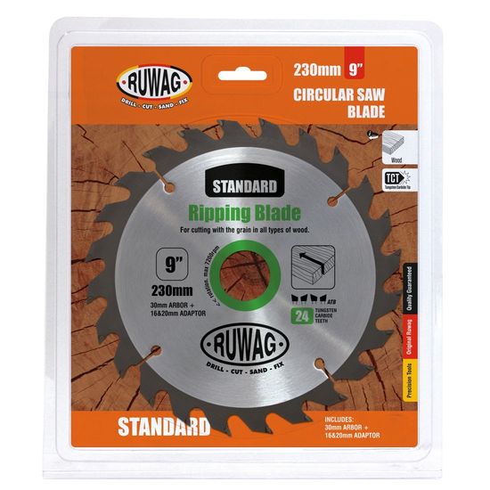 RUWAG 230mm Z24 Saw Blade Tct Standard