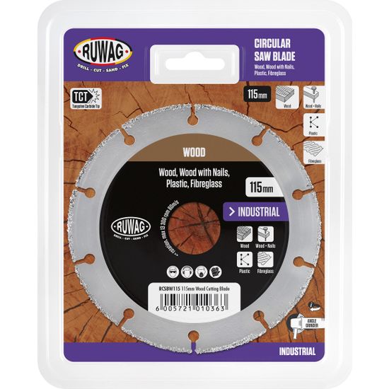 RUWAG 115x1mm Wood Cutting Blade For Angle Grinder