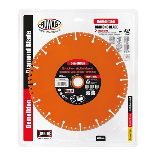 RUWAG 230mm Demolition Diamond Blade