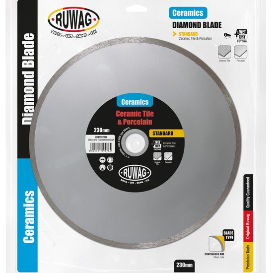RUWAG 230mm Standard Tile Diamond Blade