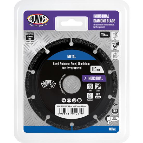 RUWAG 115x1mm Diamond Blade For Steel
